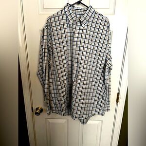 Men’s Arrow sz. XXL plaid button down long sleeve shirt. Very nice